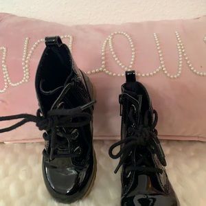 Toddler Girl’s Faux Patent Leather Boot
